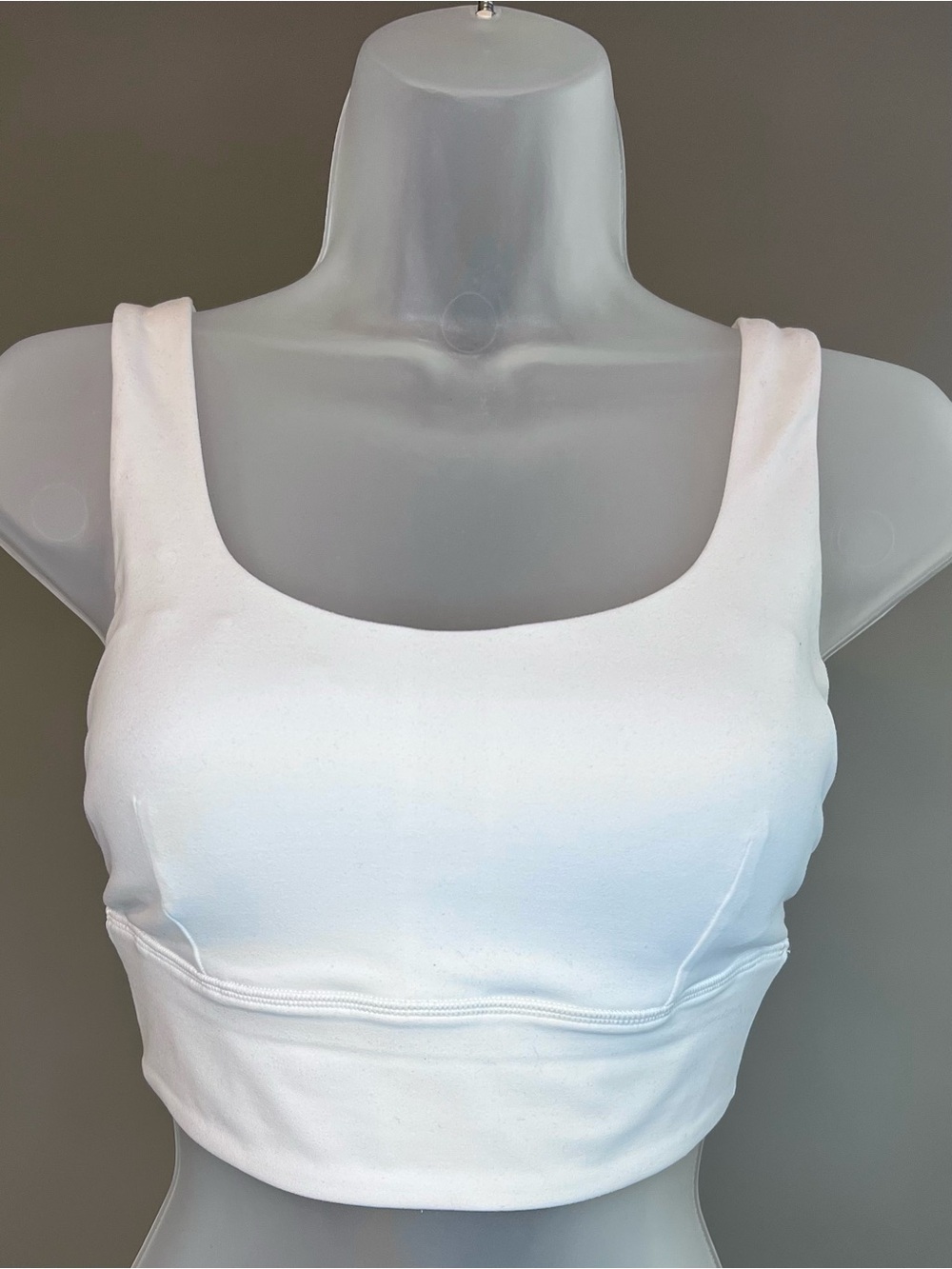 lululemon Align White Scoop Neck Sports Bra